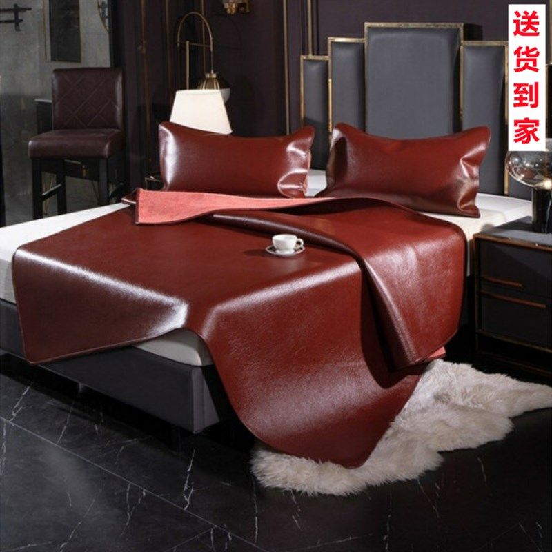 牛皮席真皮牛皮席头层水牛皮凉席1.8米软席1.5三件套加厚牛皮床垫,床上用品,牛皮席,淘宝优惠券,粉丝福利购,淘宝优惠卷