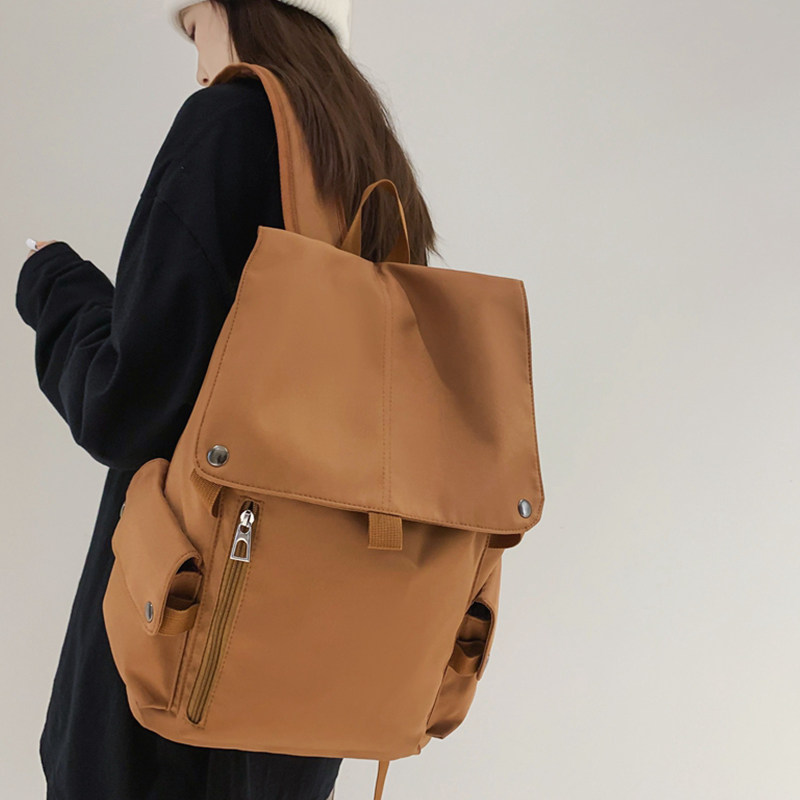 双肩包女通勤2023新款女大学生短途旅行背包休闲高级感大容量书包,箱包皮具/热销女包/男包,双肩背包,淘宝优惠券,粉丝福利购,淘宝优惠卷