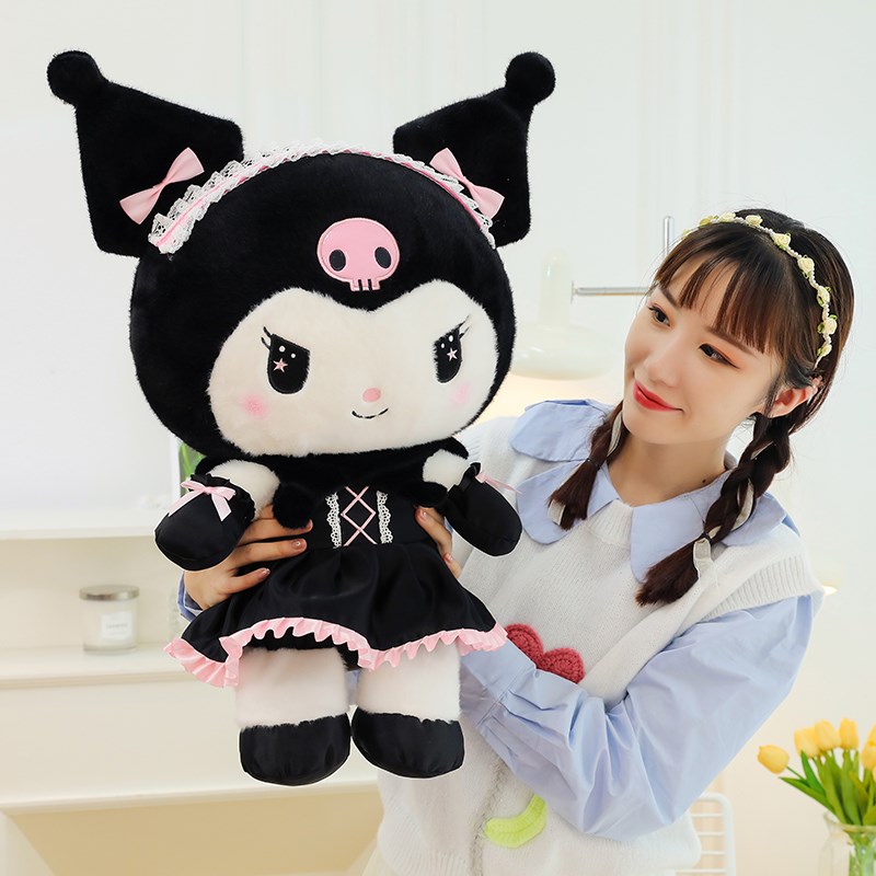 制服库洛米玩偶公仔布娃娃v玩偶毛绒玩具抱枕女生睡觉圣诞节送礼
