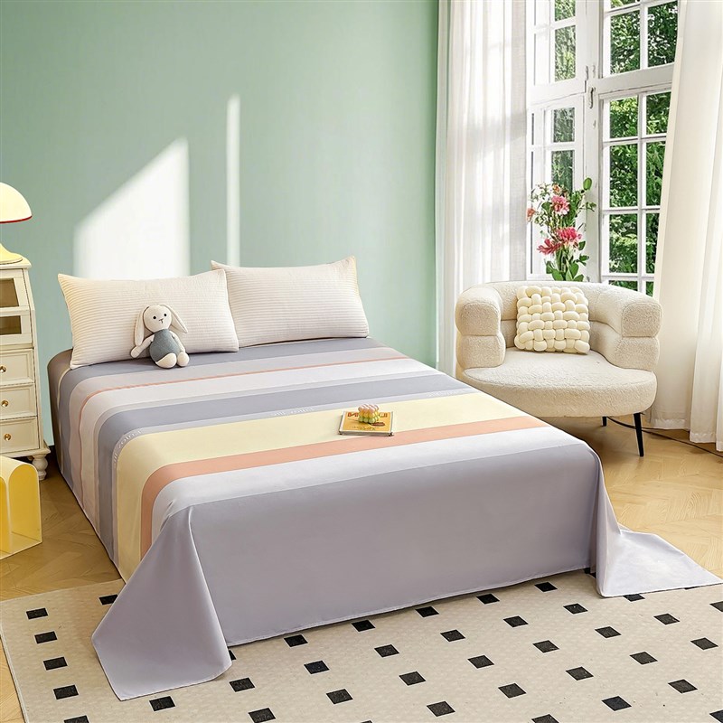 全棉床单春夏四季床单纯棉学生家用床单床罩大床炕单定制300cm