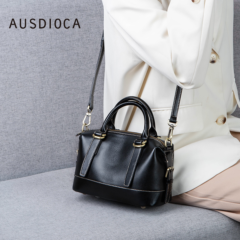 真皮包包女2025新款时尚大容量包包头层牛皮休闲单肩包女士斜挎包