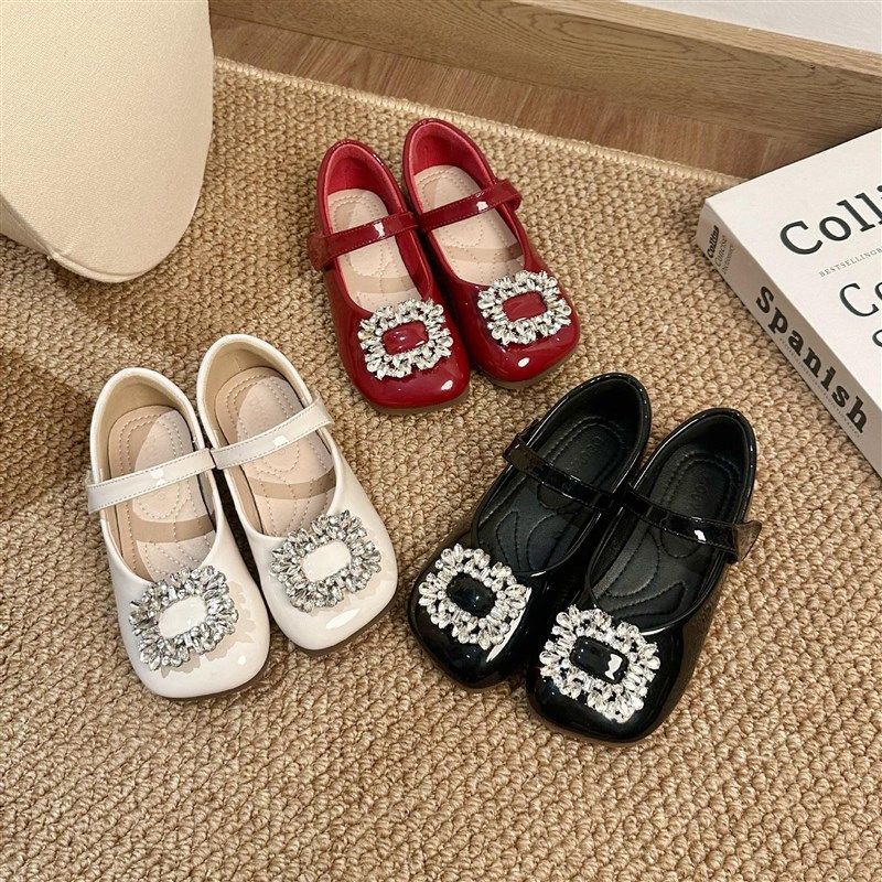 女童公主鞋2025春秋新款小女孩软底豆豆鞋洋气儿童小皮鞋浅口单鞋,童鞋/婴儿鞋/亲子鞋,皮鞋,淘宝优惠券,粉丝福利购,淘宝优惠卷