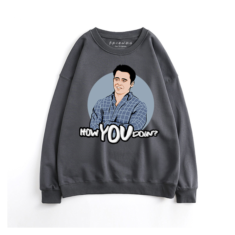 Friendsforever老友记周边乔伊HOW YOU DOIN卫衣帽衫开衫