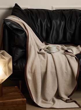 轻奢全棉头等舱航空毯空调毯办公室沙发午睡毛毯披肩盖毯车载毯子