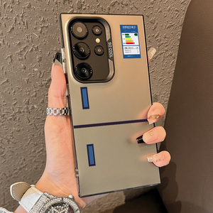 Missvun适用三星s24ultra手机s25ultra壳高级感s25新款s24创意冰箱门磨砂个性全包防摔s23小众+渐变男galaxy