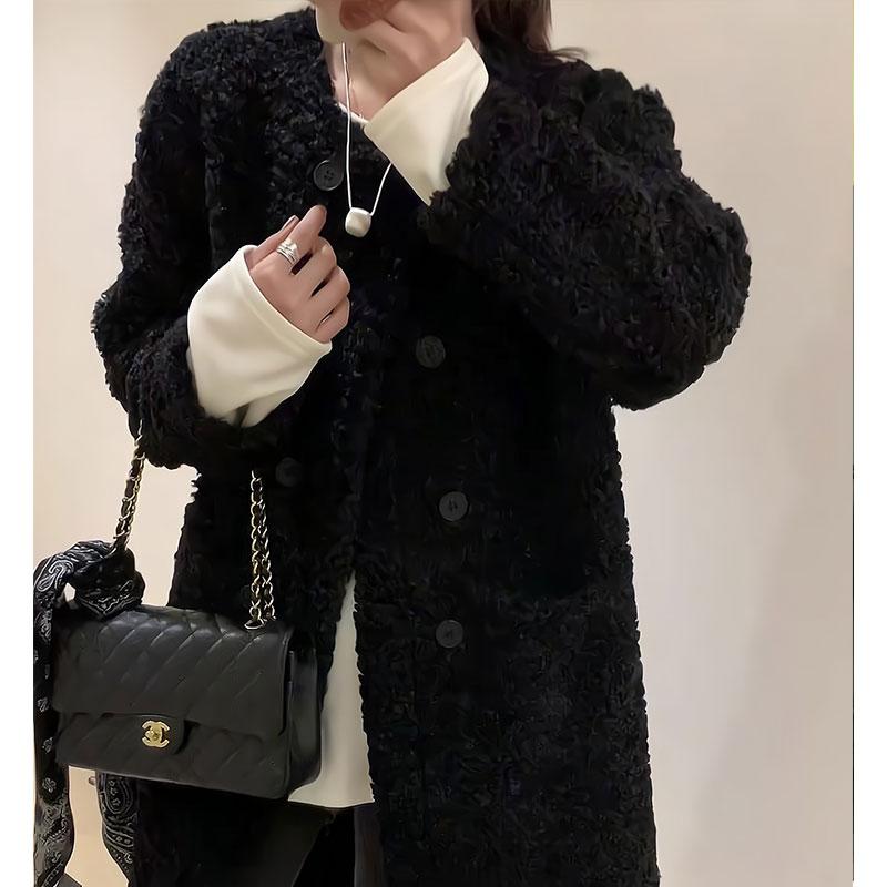 2025新款爆款皮毛一体外套