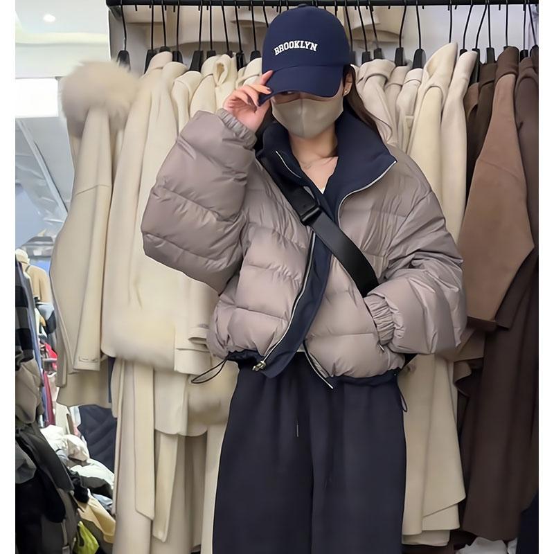 羽绒服短款加厚保暖90白鸭绒外套