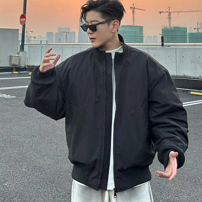 美式复古飞行员夹克棉衣外套男