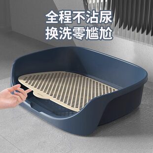 兔子厕所大号防喷尿围栏宠物小兔兔荷兰猪拉屎尿便便盆专用厕所品