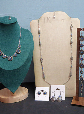 潮牌合金金属女孤品项链耳饰