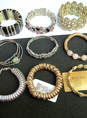 潮牌欧美女镀金孤品手链