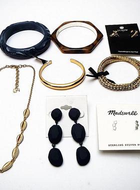 项链手链镀金中古风女