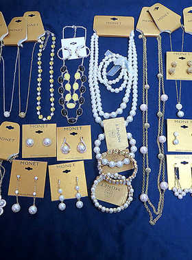 中古气质金色百搭简约项链女合金