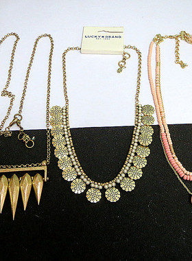 潮牌合金镀金女孤品项链