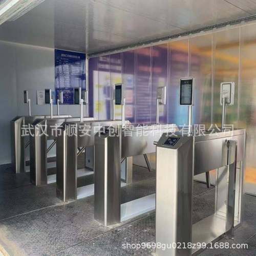 工地人脸识别对接劳务实名制平台闸机考勤管理系统桥式八角三辊闸