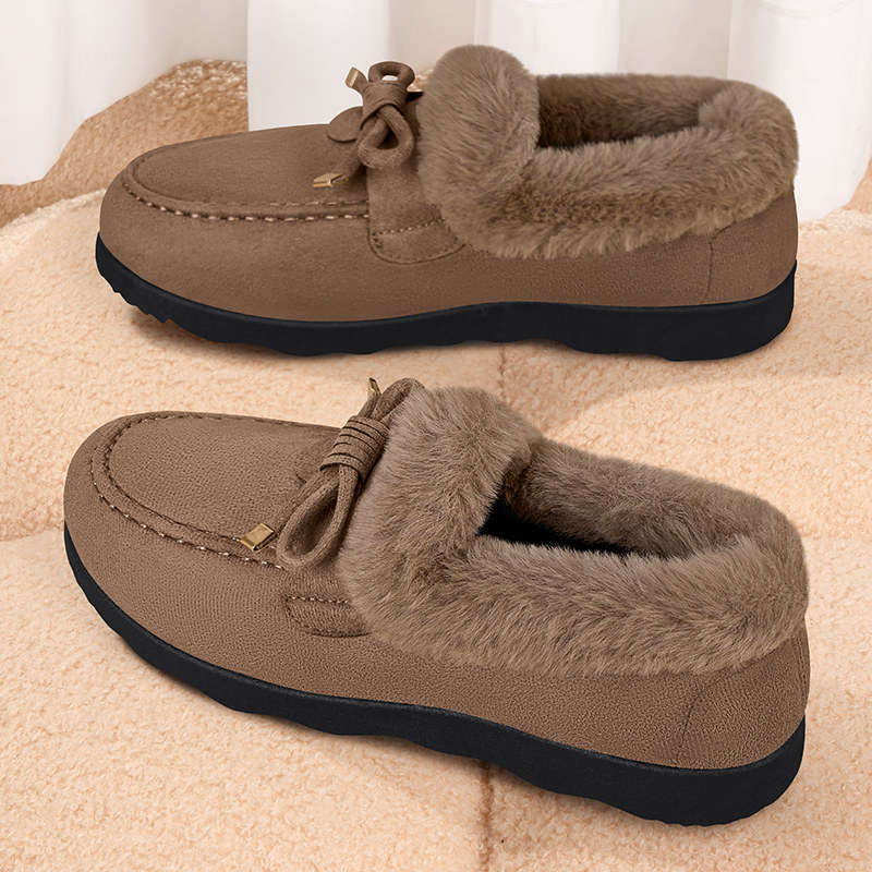 老北京棉鞋女冬季加绒保暖雪地靴新款加厚布鞋厚底懒人毛毛豆豆鞋,女鞋,棉鞋,淘宝优惠券,粉丝福利购,淘宝优惠卷