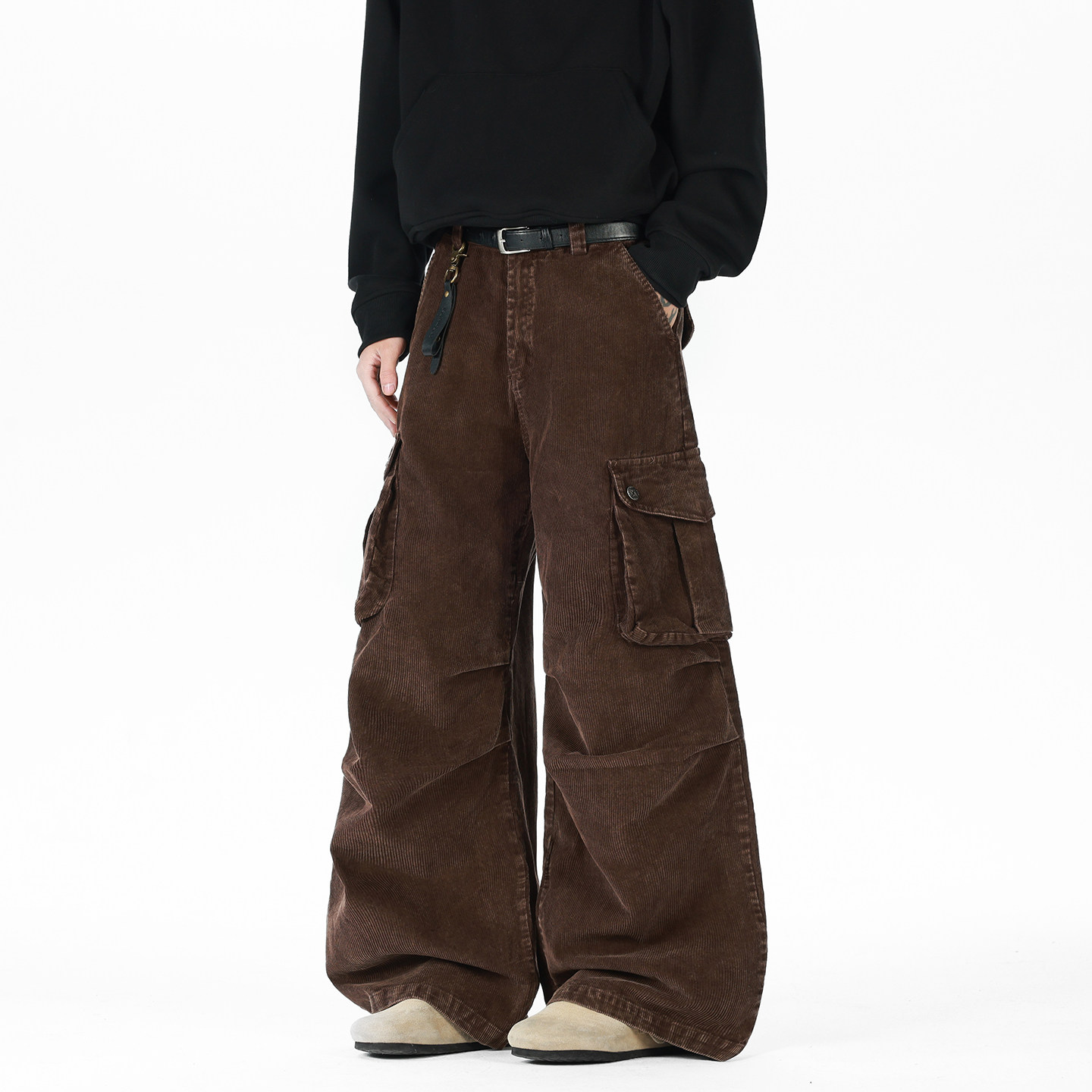 现货A412-DM551-特P54-限价98-复古工装口袋灯芯绒休闲裤，男装工装外套，电商A412