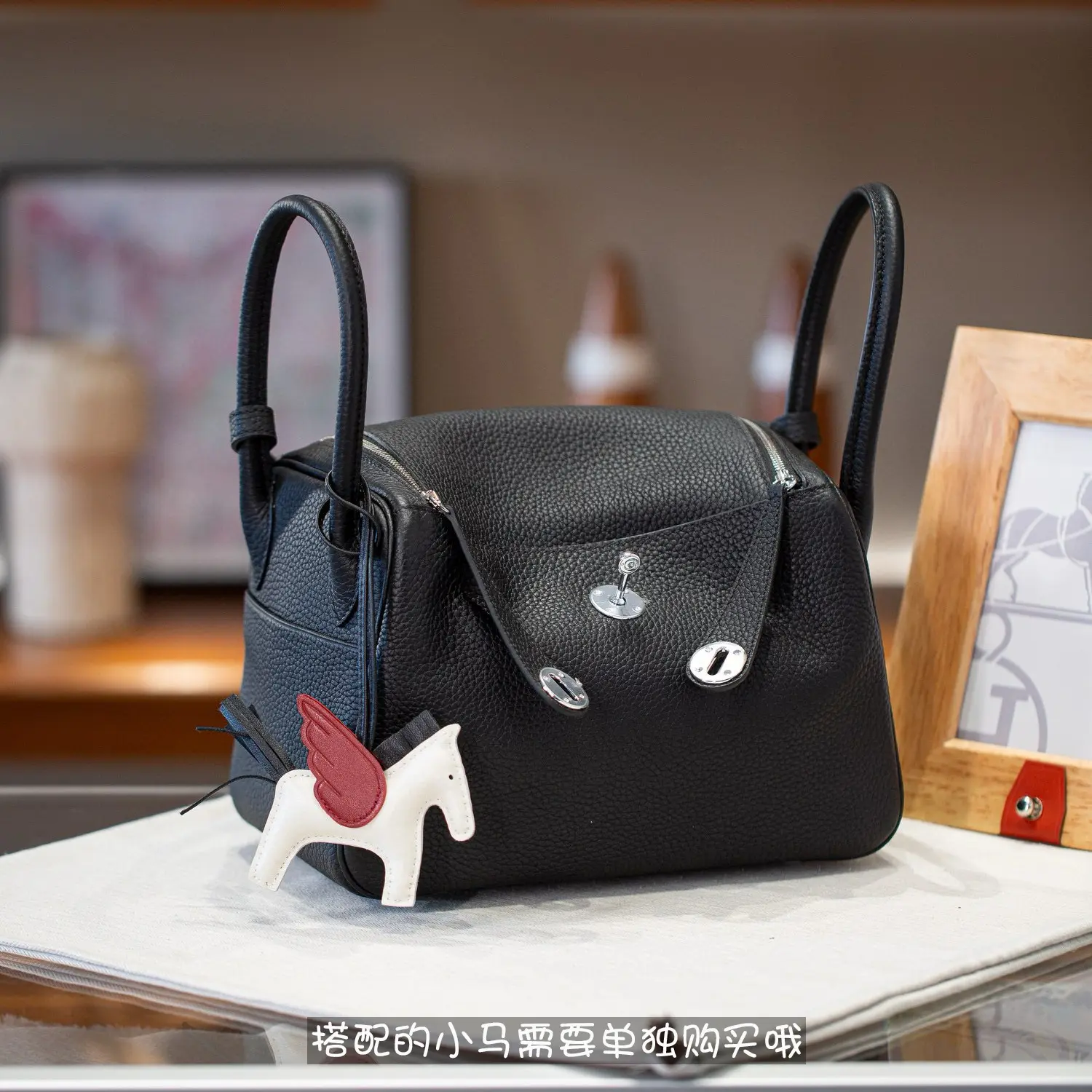 TC头层牛皮莎菲线26琳迪包大容量真皮单肩斜挎手提医生包女药箱包