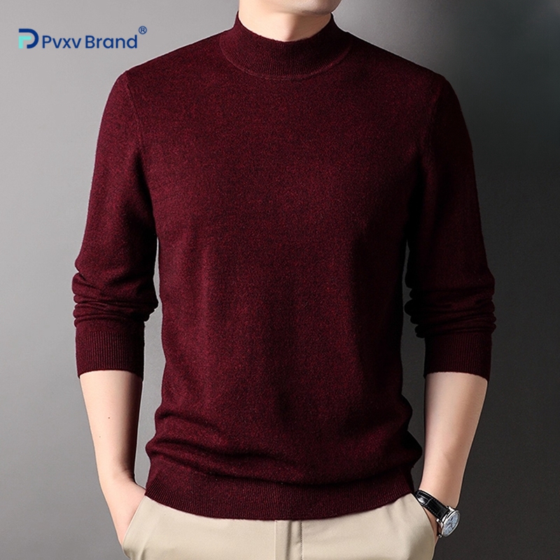 羊毛衫男100%纯羊毛老钱风上衣