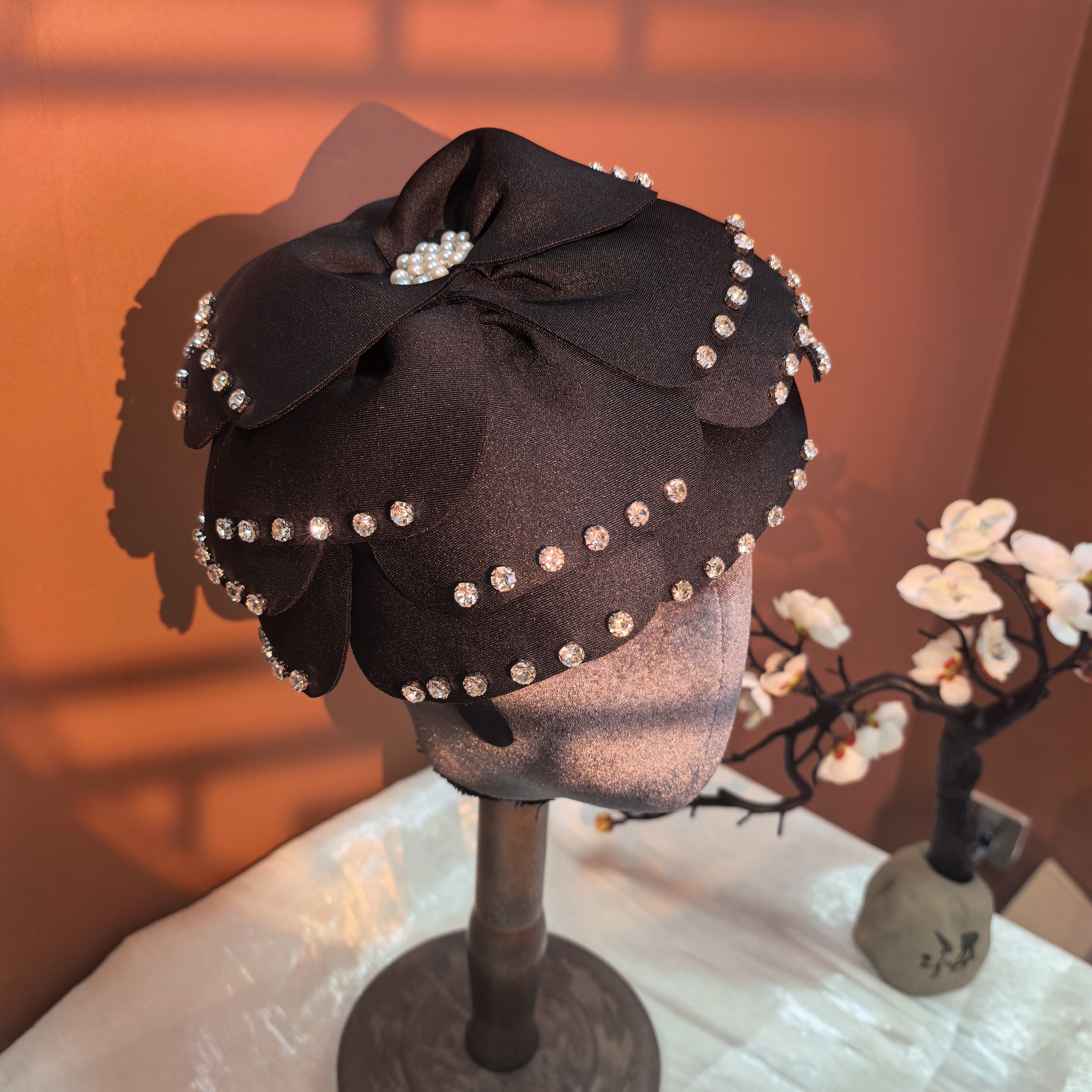 【珍妮花】复发气质优雅半帽遮白发增发量发箍