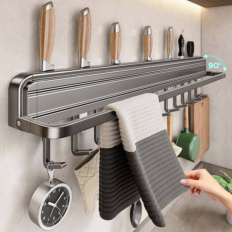 厨房刀架置物架免打孔毛巾挂件壁挂式墙上勺子铲子菜板收纳架,厨房/烹饪用具,刀架,淘宝优惠券,粉丝福利购,淘宝优惠卷