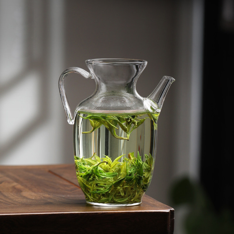 仿宋玻璃壶玻璃泡茶器图片