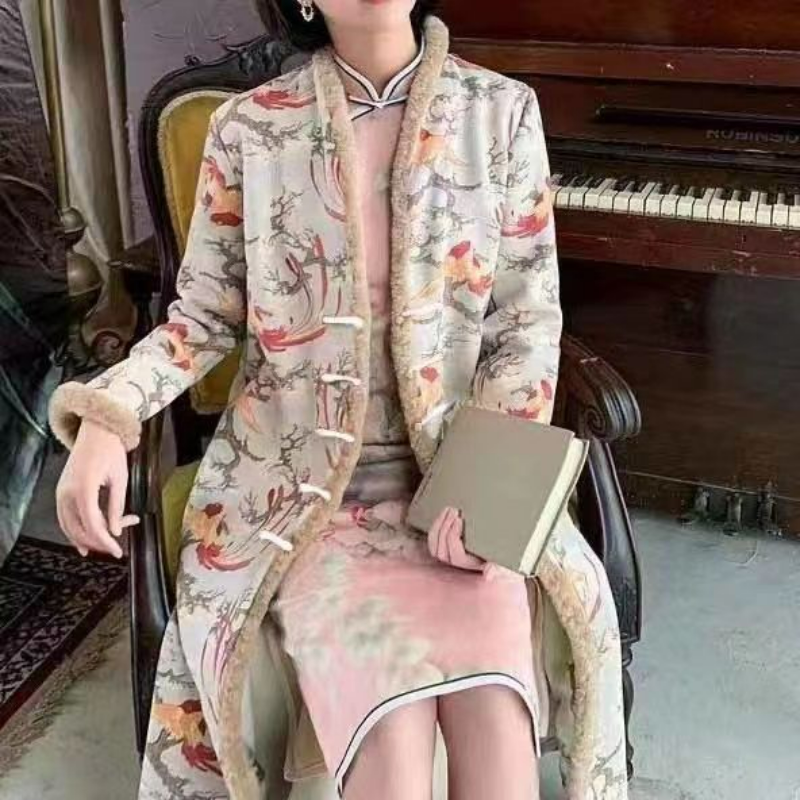 改良旗袍新款冬季加绒加厚外披简单素雅年轻款旗袍女外套保健环,服饰配件/皮带/帽子/围巾,保健环,淘宝优惠券,粉丝福利购,淘宝优惠卷