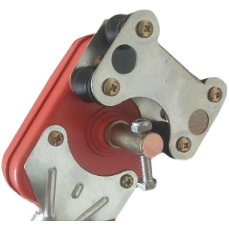 丰之力大棚韩式卷膜器顶卷侧卷手动卷帘机链条摇膜器种养殖场