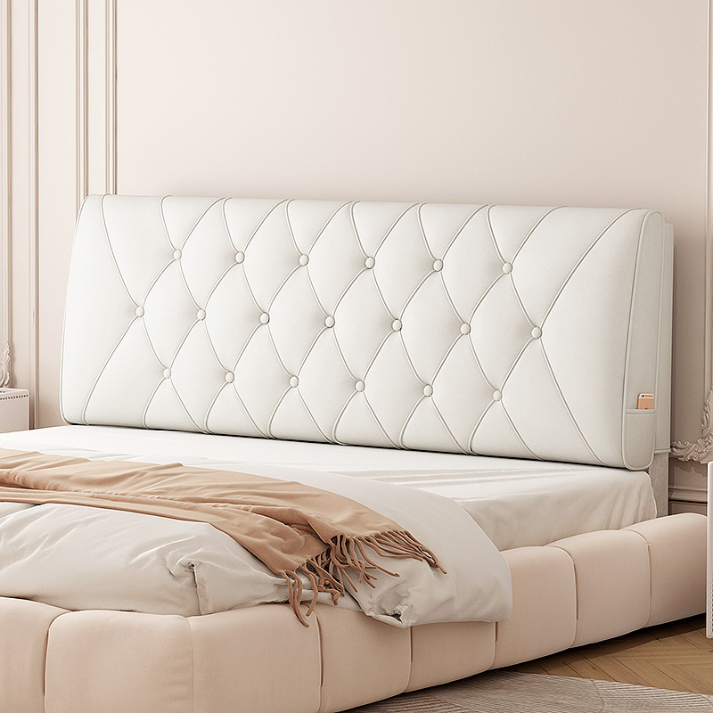 床头软包靠背榻榻米靠q垫床头板靠枕简约现代卧室改造床头软包定