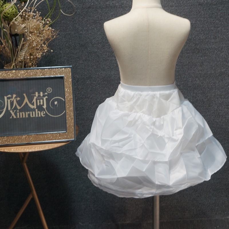 儿童礼服裙撑长款女童公主裙裙撑礼服裙撑白色X短款长款钢圈图片