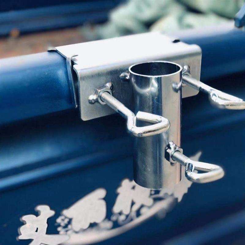 三轮车伞架货车太阳伞固定夹子车上固定神器摆R摊伞车载大伞固定