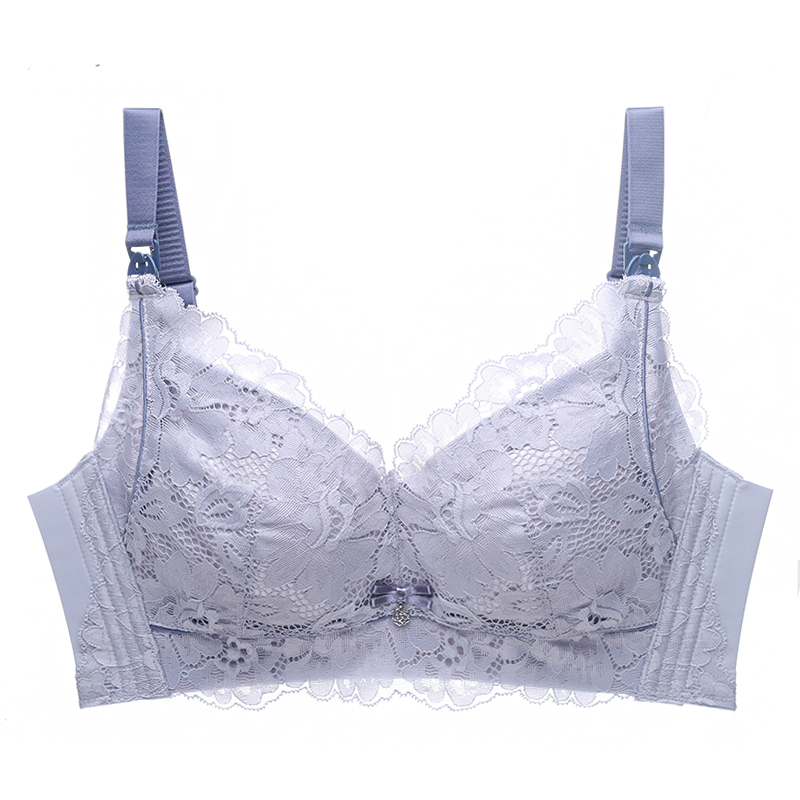 大胸夏季薄款调整型防下垂哺乳文胸女孕妇内衣怀孕期产后喂奶胸罩