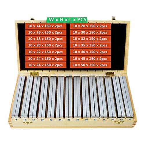 铣床垫铁 虎钳垫块 18件装铣床平行垫铁 虎钳平行板 机床垫铁 28