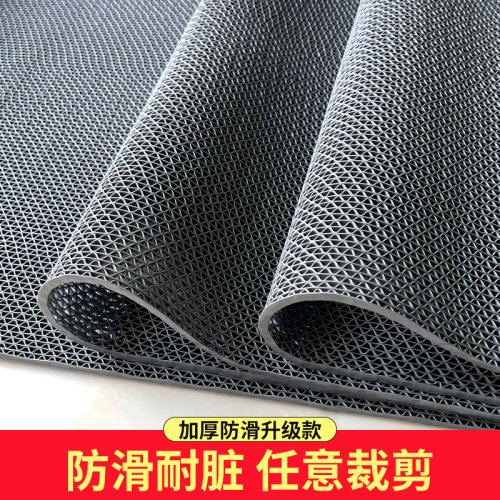 pvc塑料防滑地垫厨房浴室厕所镂空隔水洗澡脚垫室外入户地毯门垫