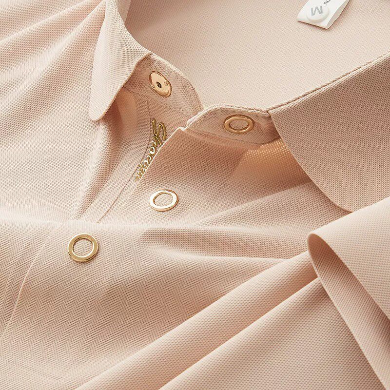 2026新款高档POLO衫短袖T恤男士春夏季商务休闲冰丝半袖上衣男款