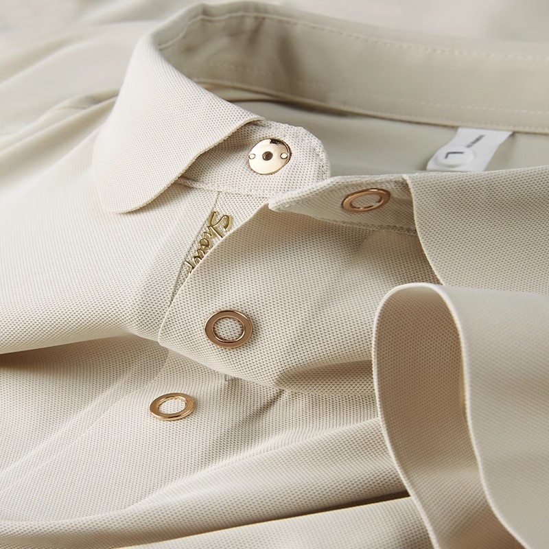 暗扣烫金!新款短袖polo衫男士翻领夏季薄款冰丝无痕轻商务T恤保罗