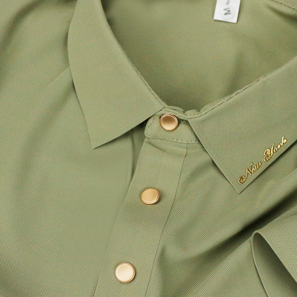 冰凉感弹力POLO衫短袖