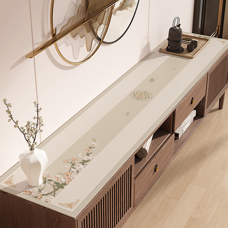 电视柜保护垫鞋面防脏中式桌布