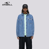 牛仔衬衫 宽松上衣含棉潮流百搭美式 外套 款 ONEILL外套男女廓形春季