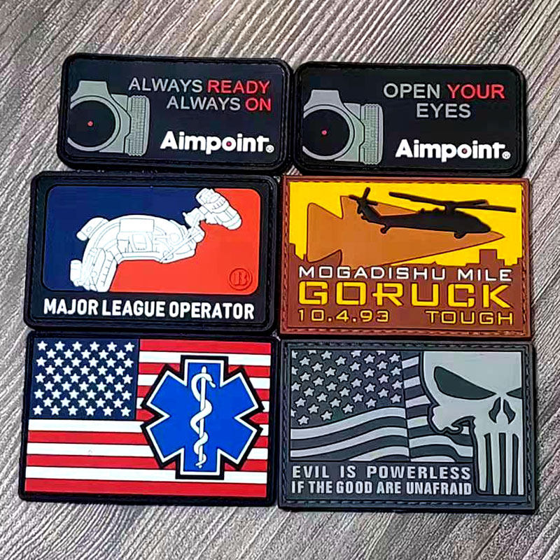 PVC橡胶魔术贴美国生命之星战术士气徽章个性照相机户外背包装饰,运动包/户外包/配件,贴章/魔术贴章,淘宝优惠券,粉丝福利购,淘宝优惠卷