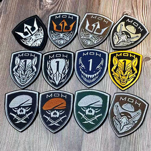 荣誉勋章肩章刺绣布贴胸章Project Honor 军迷刺绣徽章魔术贴章