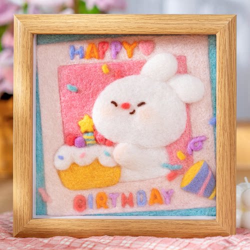 BIABIA羊毛毡戳戳乐diy材料包