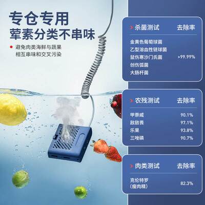 摩飞食材果蔬清洗机洗菜机果蔬菜去农残消抑毒菌烘干净化器MR2061