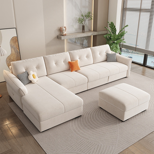 猫爪绒奶油风折叠沙发床两用2024年网红新款 双三人小户型客厅沙发