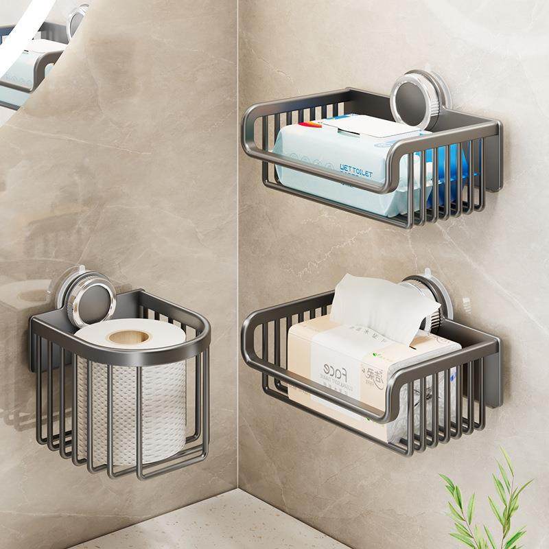 吸盘卫生间厕纸盒壁挂浴室悬挂免打孔抽纸卷纸卫生纸收纳置物架,收纳整理,纸巾架,淘宝优惠券,粉丝福利购,淘宝优惠卷