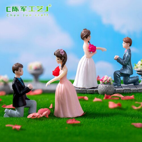 侣人物新娘手办盲盒装饰品配件公