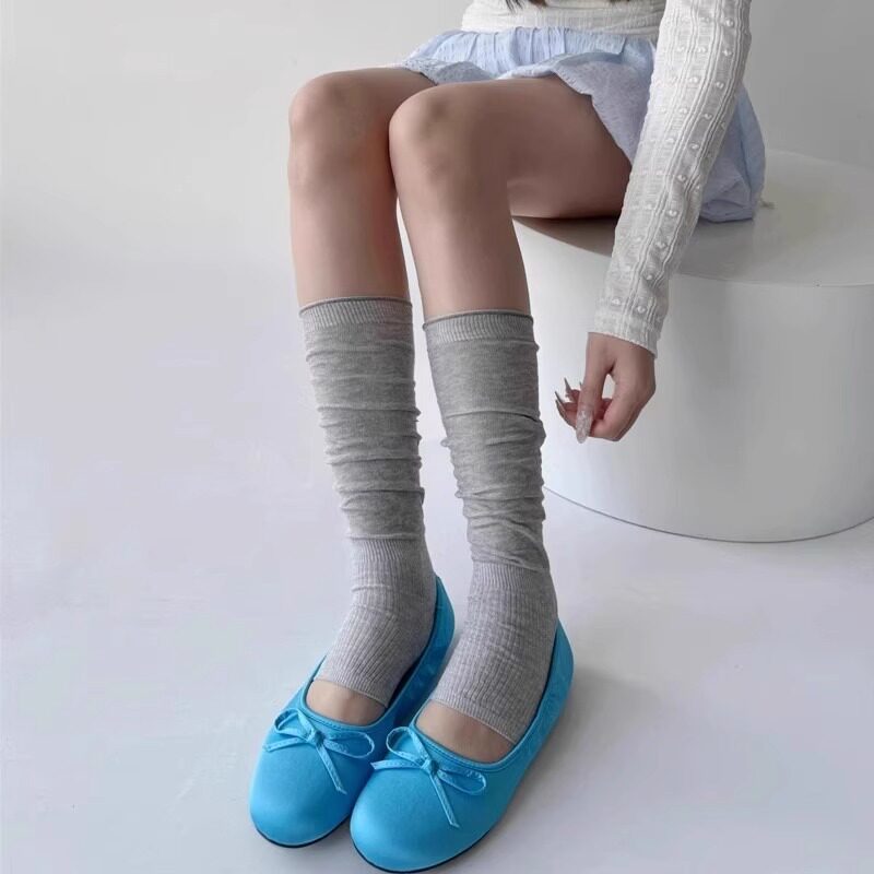 脚堆堆袜女木耳甜酷辣妹个性显瘦