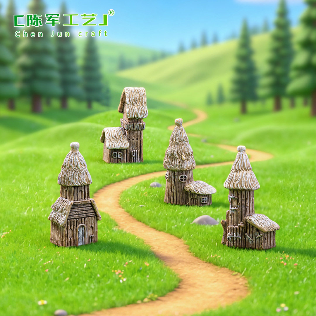 屋复古房子城堡背景木板创意家居