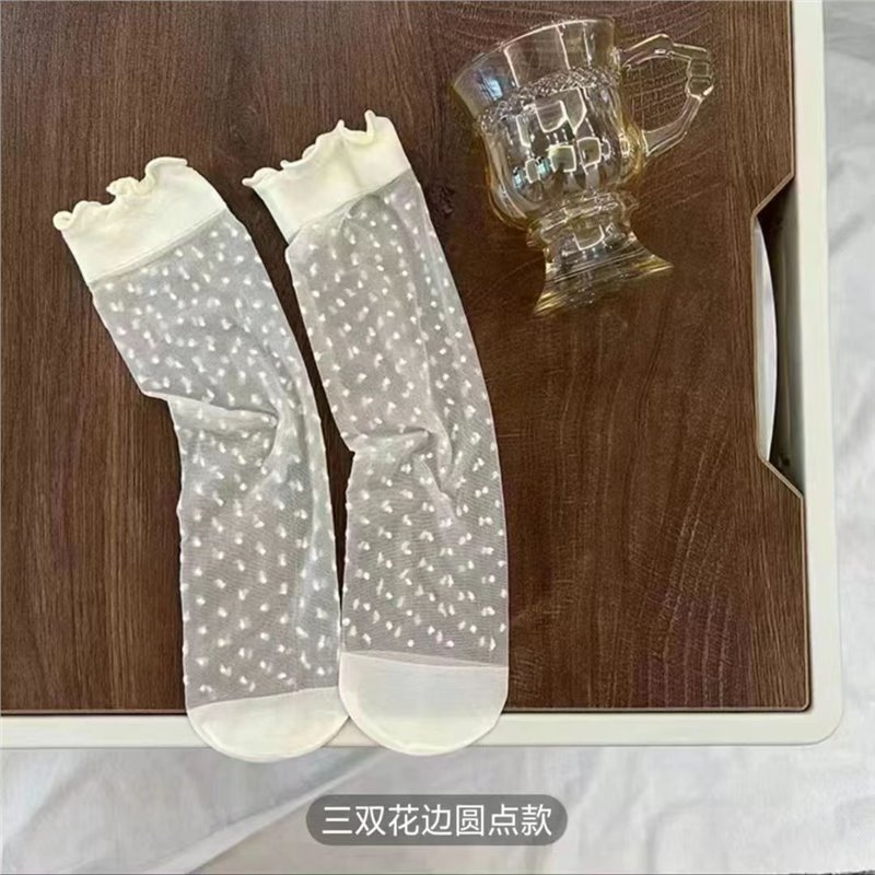 袜洛丽塔公主仙女甜美堆堆袜配小