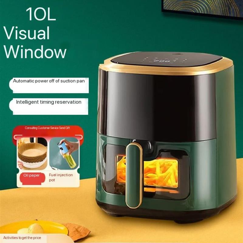 10L Airfryer Oven Air fryer Oil free oilless cooker Nonstick